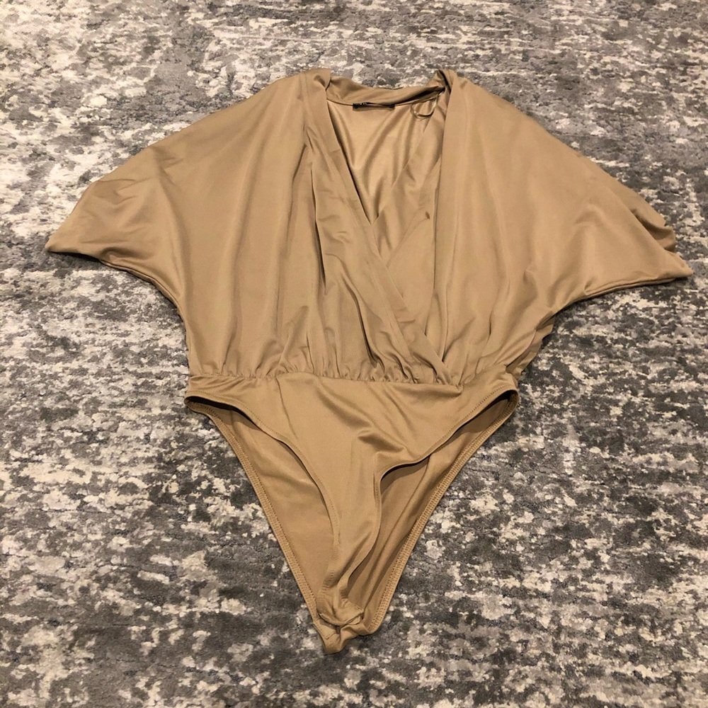 Gold Zara bodysuit